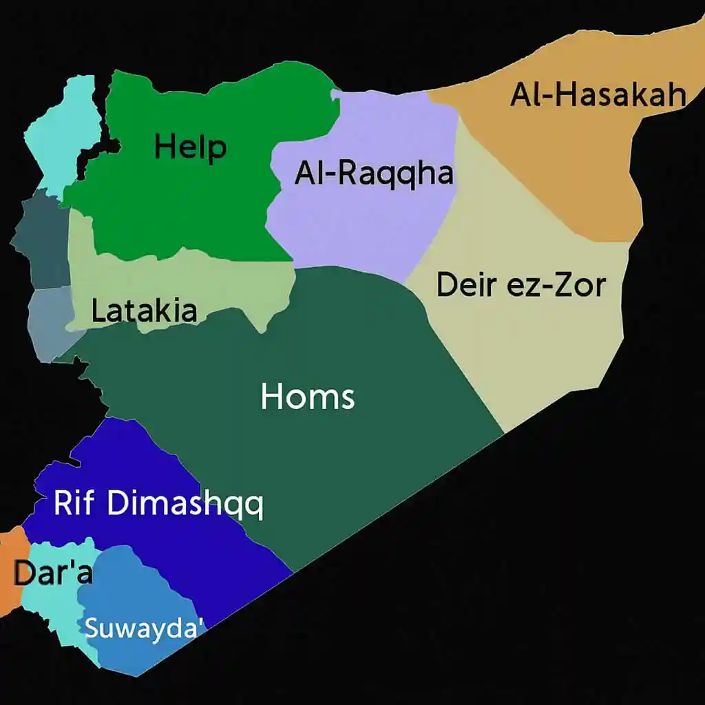 Syria map